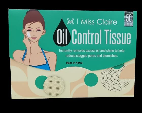 Miss Claire Miss Claire Oil Control Tissue, Brown, 50 Count, Clear, 50 Pieces - Image 3