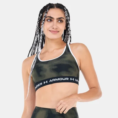 UNDER ARMOUR Women's Armour Medium Support Printed Sports Bra