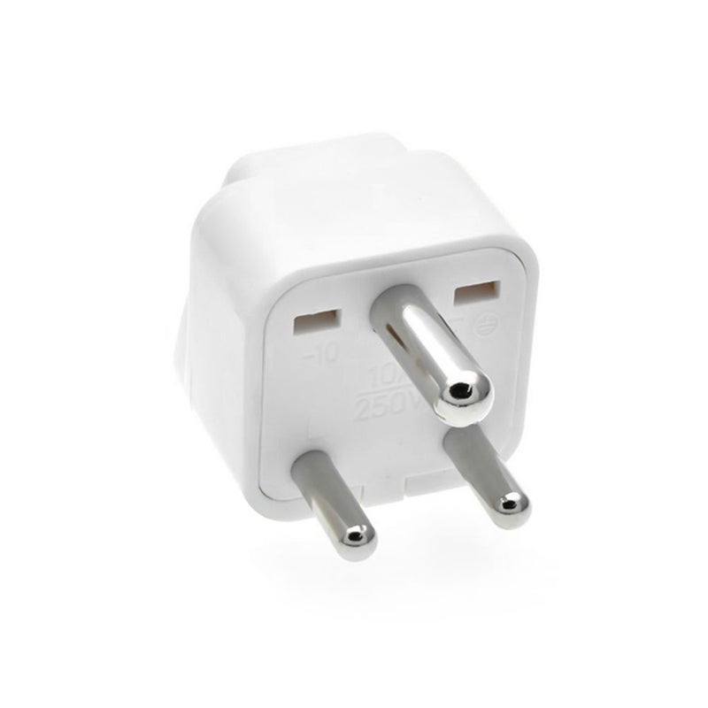 South African Switch Plug Converter Type M Plug Adapter Safe Grounded Small Travel Adapter Plug for South African/Indian Travel Power Plug Adapter Converter 0-10A 250V - Image 3