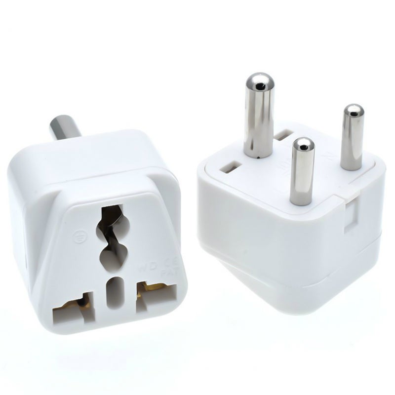 South African Switch Plug Converter Type M Plug Adapter Safe Grounded Small Travel Adapter Plug for South African/Indian Travel Power Plug Adapter Converter 0-10A 250V - Image 4