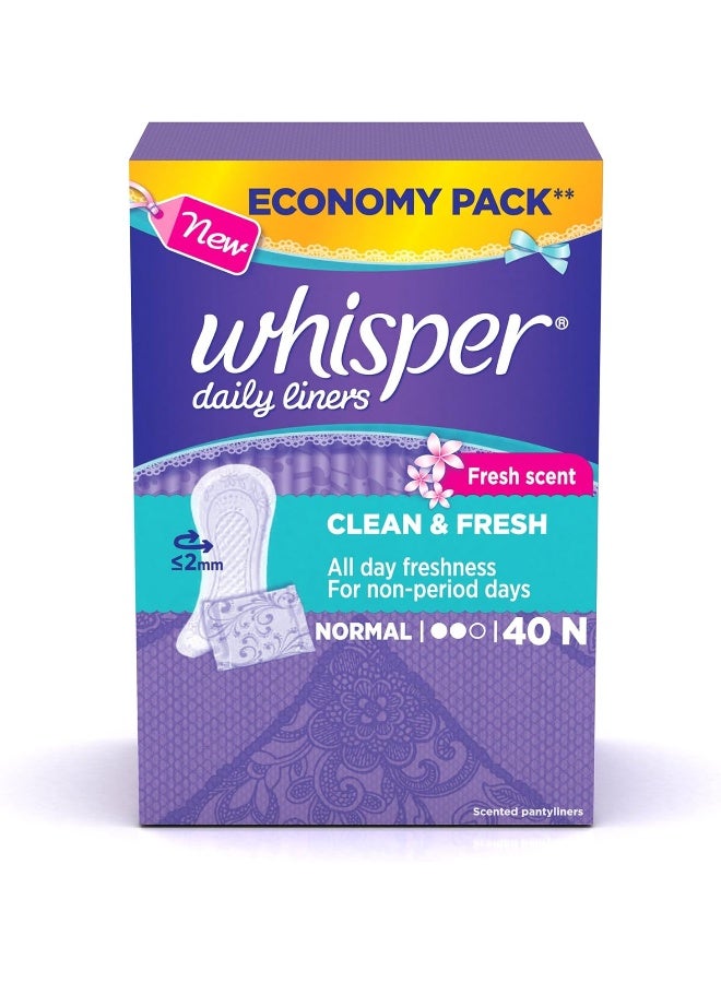 Whisper Daily Liners 40N - Image 1