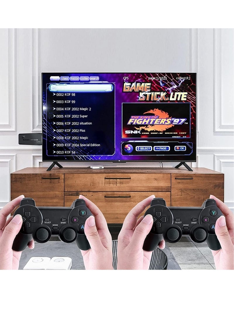 M8 Wireless HDMI High-Definition Game Console – Built-in 10,000+ Games, Hidden USB Flash Drive Design, Plug and Play Video Game Stick, Supports 9 Emulators, 64GB