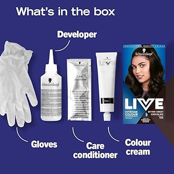 Live Schwarzkopf Live Intense Colour Brown Hair Dye 3Pack Permanent Colour BuiltIn Vibrancy Serum Covers Greys 089 Bitter Sweet Chocolate - Image 5