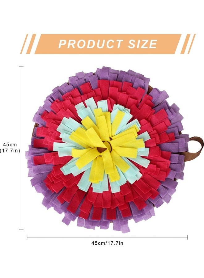 NIBEMINENT Pet Snuffle Feeding Mat Multicolour 45 x 45cm - Image 2