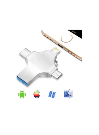 USB Flash Drive Photo Stick32GB - 4 in 1 USB 3.0 High Speed Thumb Drive Memory Stick Portable Jump Drive Storage Device for iPhone/IPad/Computer/Laptop/PC/Android External Data Storage - pzsku/ZB1AD70B16314EF50D17CZ/45/_/1732526720/fe483778-b96f-4fb1-877e-2ca36d85d343