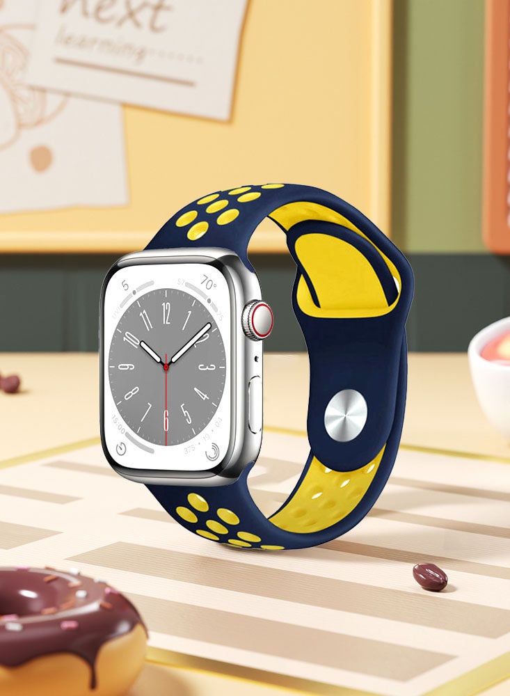 Perfii 5pcs Watch Bands Replacement for Apple Watch Strap Compatible with Apple Watch 42/41/40/38mm Series 10/9/8/7/6/5/4/SE - Image 3