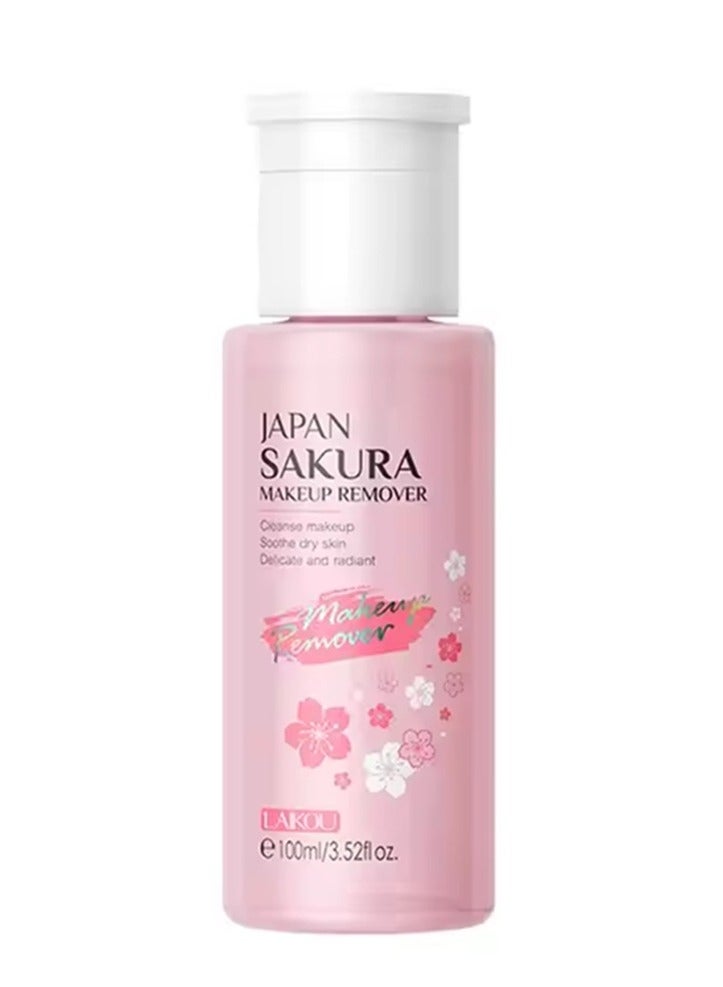 Laikou Japan Sakura Makeup Remover 100ml - Image 1