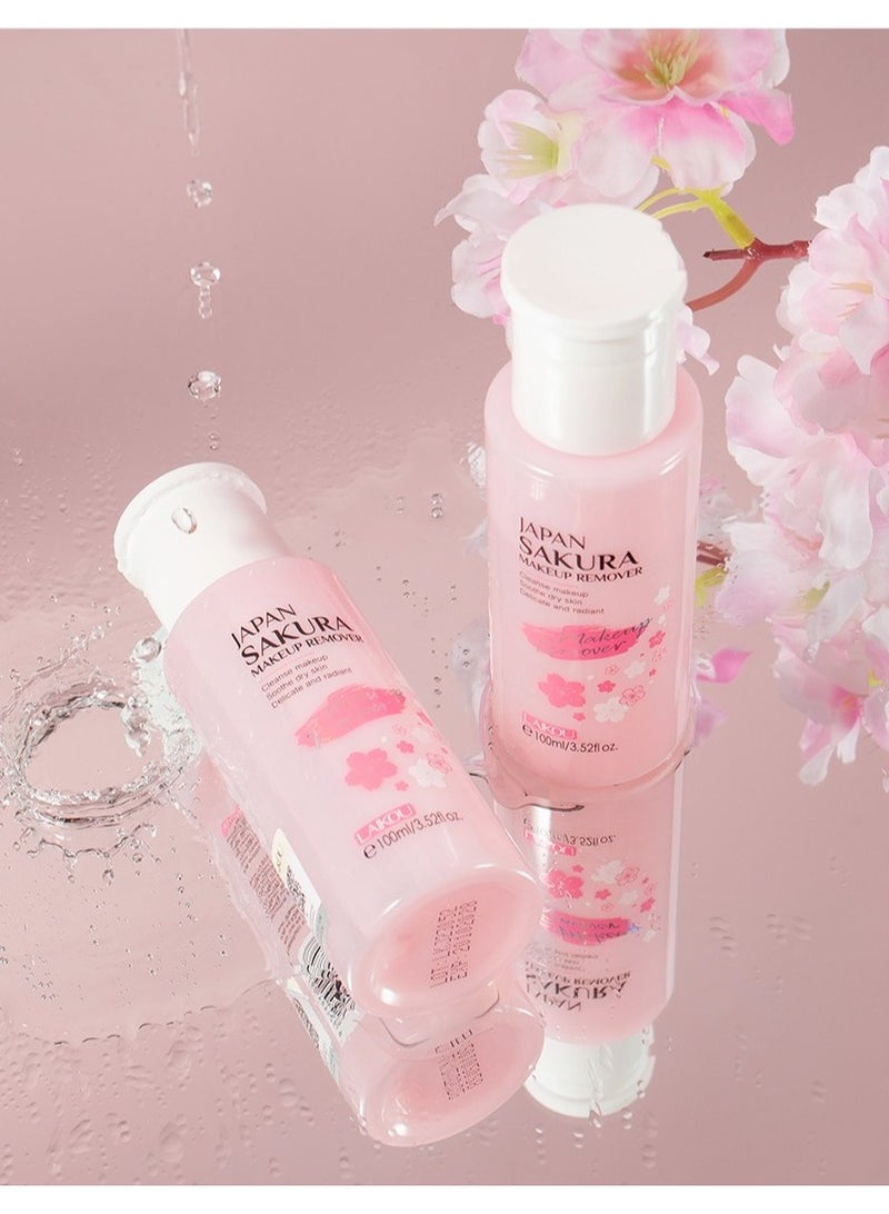 Laikou Japan Sakura Makeup Remover 100ml - Image 2