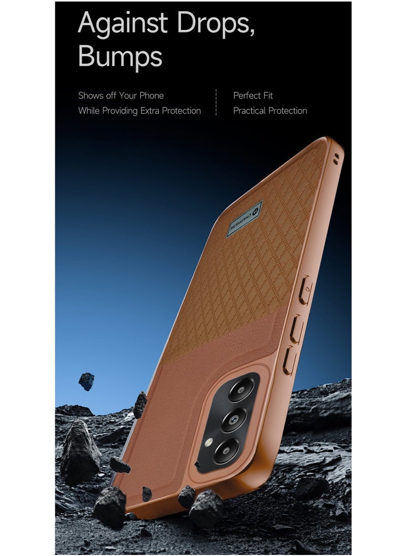 CHAPPELINE - Liquid Silicone With Raised Camera Lips Card Holder Case Cover For Samsung Galaxy S24 5G 2024 Brown - Image 1