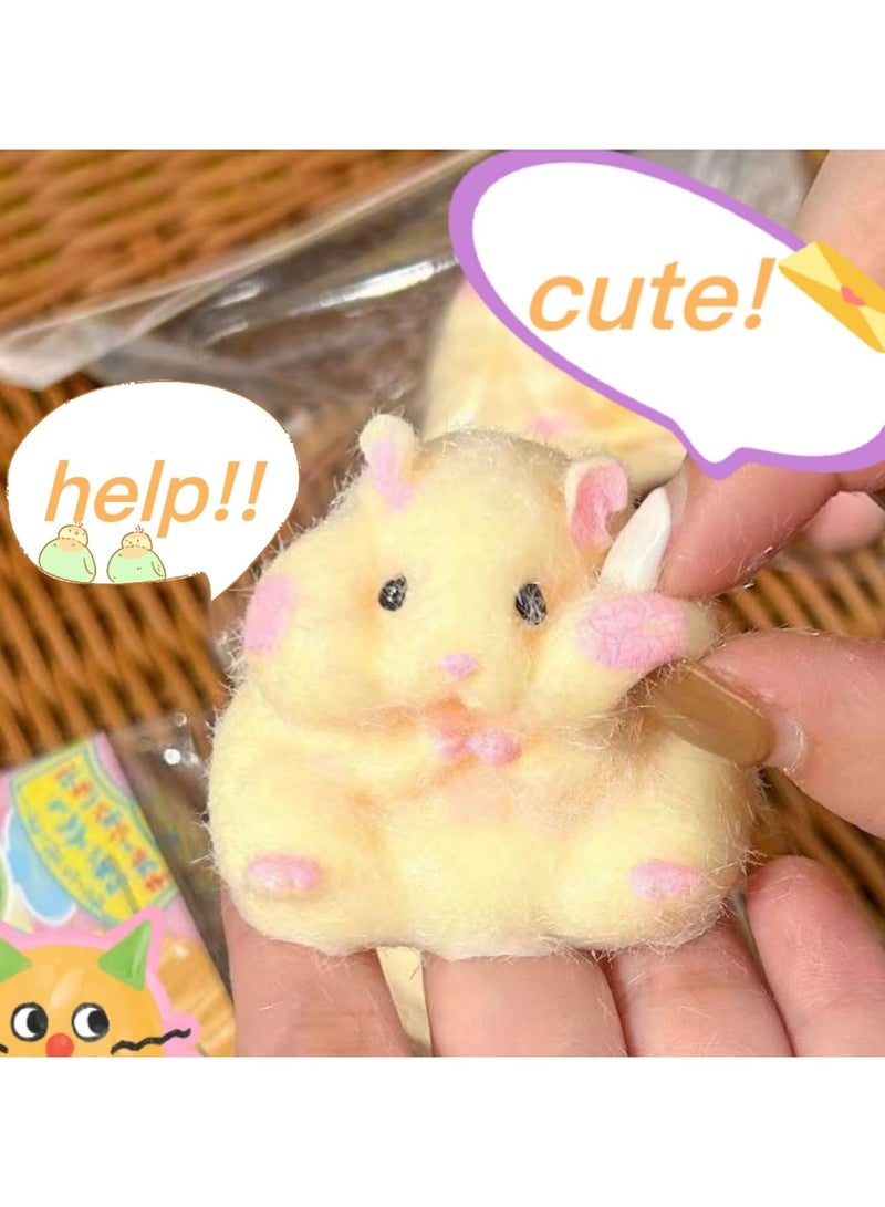 RATSAW 2Pcs Taba Squishy Squeeze Toys 3inch Big Cute Soft Squishy Toys Stress Relief Squishies for Kids Party Favors Pinch Family Fidget Toys Suitable Adults Kids - Image 3