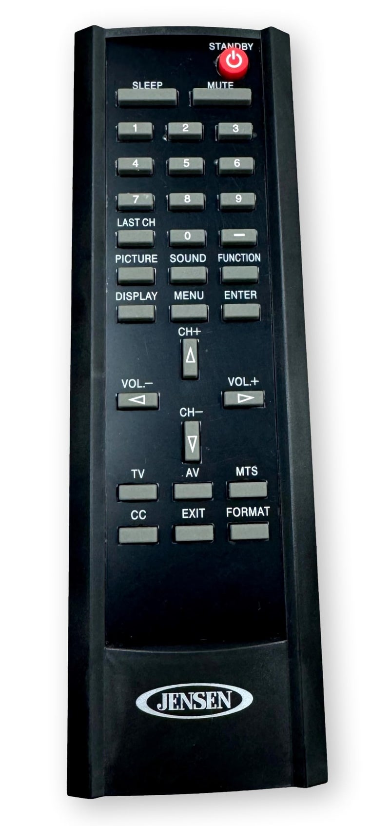 Jensen Remote Control (PXXR7NEC) for JENSEN JE1908, JE508, JE3708, JE2608, JE3208, and JE4208 televisions - Image 1