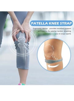 Generic Knee Strap Tendon Support Strap, Knee Band for Knee Pain Relief, Patellar Tendon Pain Relief, for Sports, Jumpers, Basketball, Running, 2 Packs  - Image 5