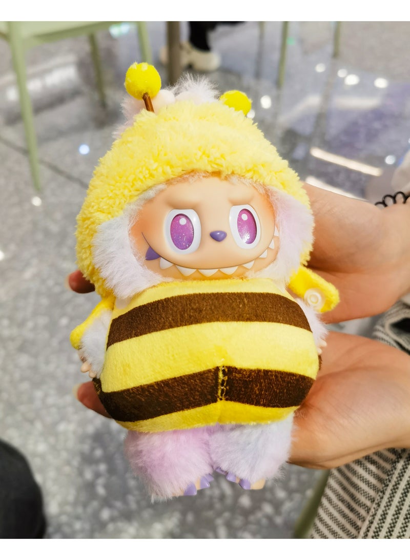 linkship Labubu Doll Clothes, Interchangeable Outfit Set for 17cm Hanging Plush, Stylish & Durable Apparel for 1st/2nd/3rd Gen Collection - Image 1