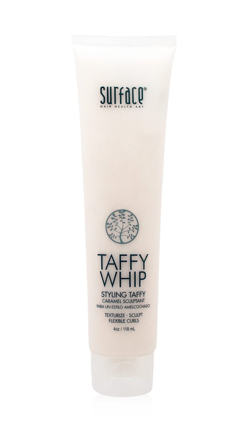 Surface Hair Taffy Whip Styling Sculptant For Men And Women With Natural Fibers for Structured Styling 4 Oz
