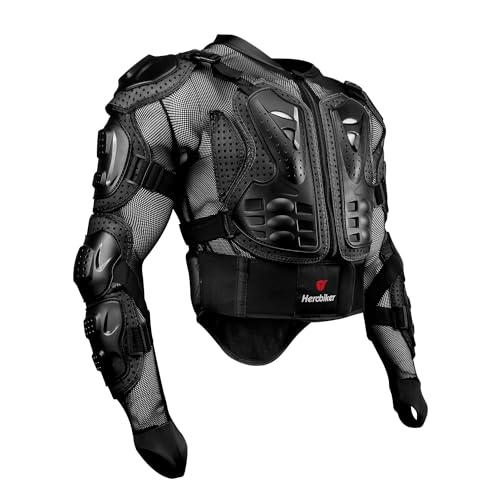 HEROBIKER Motorcycle Full Body Armor Jacket spine chest protection gear Motocross Motos Protector Motorcycle Jacket 2 Styles - Image 3