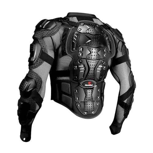 HEROBIKER Motorcycle Full Body Armor Jacket spine chest protection gear Motocross Motos Protector Motorcycle Jacket 2 Styles - Image 4
