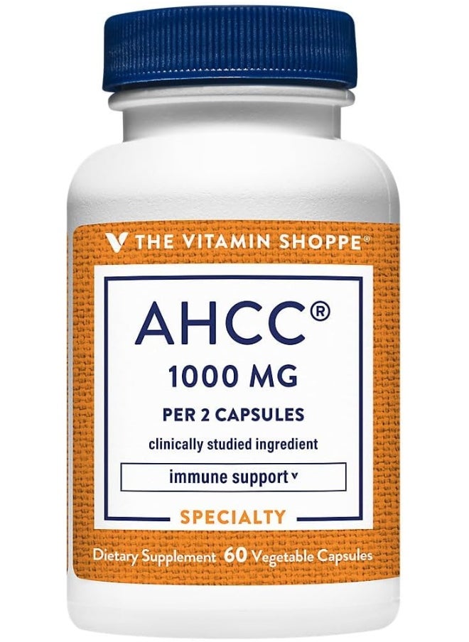 The Vitamin Shoppe Ahcc - 500 Mg - For Immune Support (60 Veggie Capsules)  - Image 2