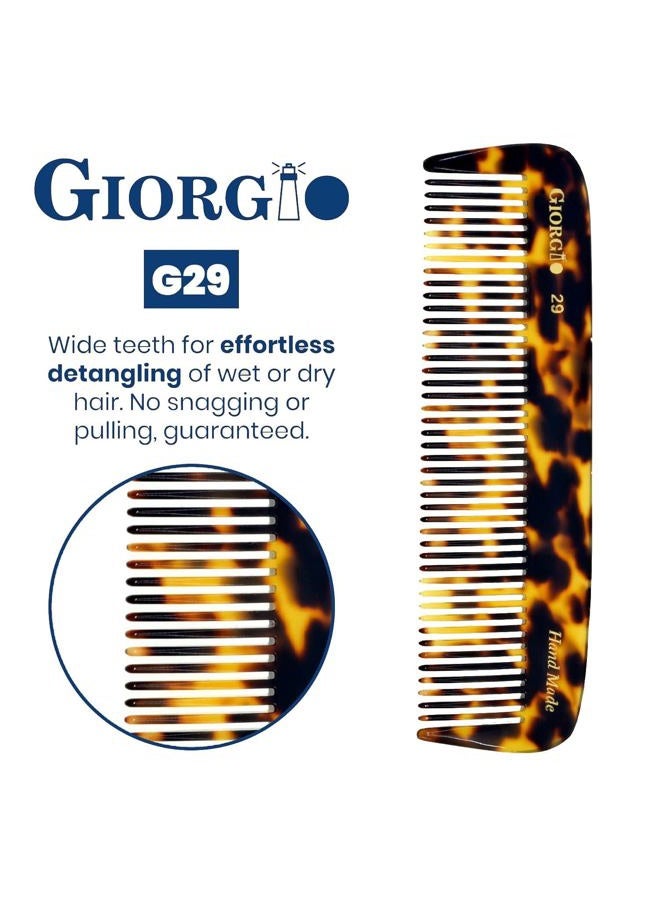 Giorgio مشط مرن يدوي الصنع طويل الأسنان من جورجيو G29 5 1/2". - Image 4