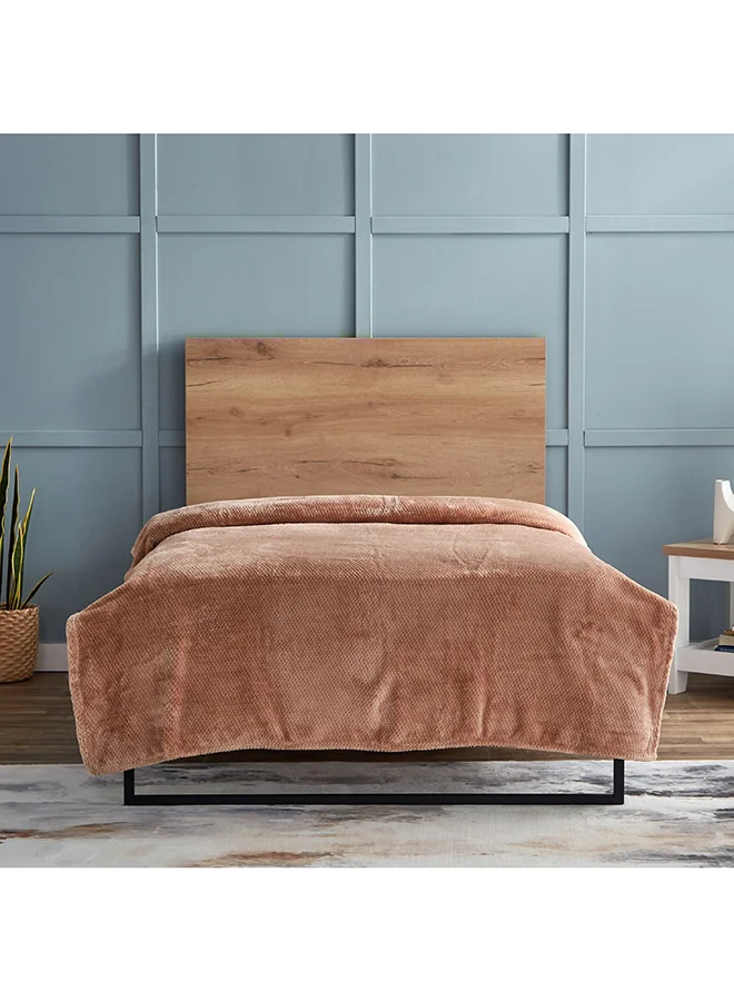 Home Box Lux Popcorn Queen Flannel Blanket 220 x 200 cm