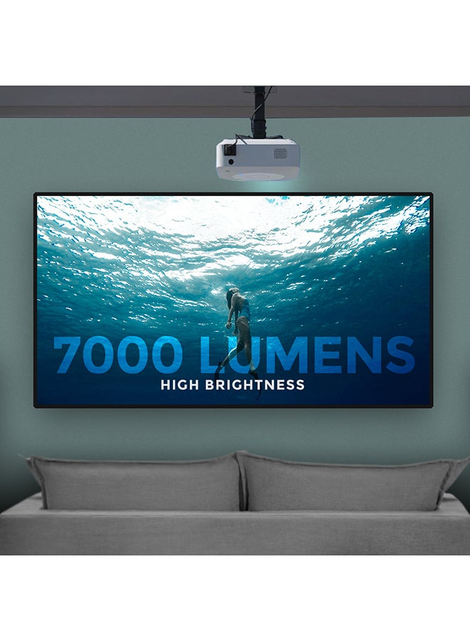 وونكت بروجيكتور LED تلفاز أندرويد 9.0 7000 لومن / حجم الشاشة حتى 300 بوصة دقة أصلية 1080P عالية الدقة تحميل التطبيقات بلوتوث واي فاي 4K مسرح منزلي ألعاب فيديو - Image 5