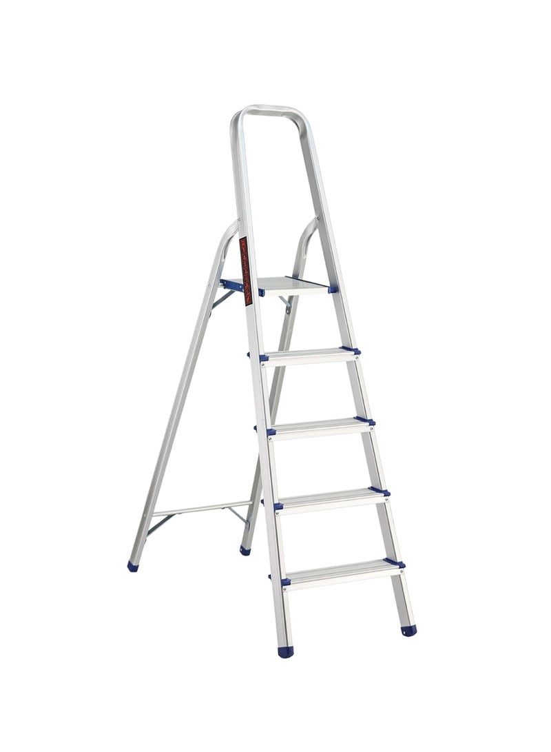 LAWAZIM 7-Step Folding Ladder - Portable and Lightweight Step Stool with Wide Anti-Slip Pedals, Space-Saving Design, Support Rod Structure, and Noise-Free Feet - for Indoor and Outdoor Use - Image 1