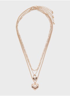 Ginger Layered Heart Necklace  - Image 1