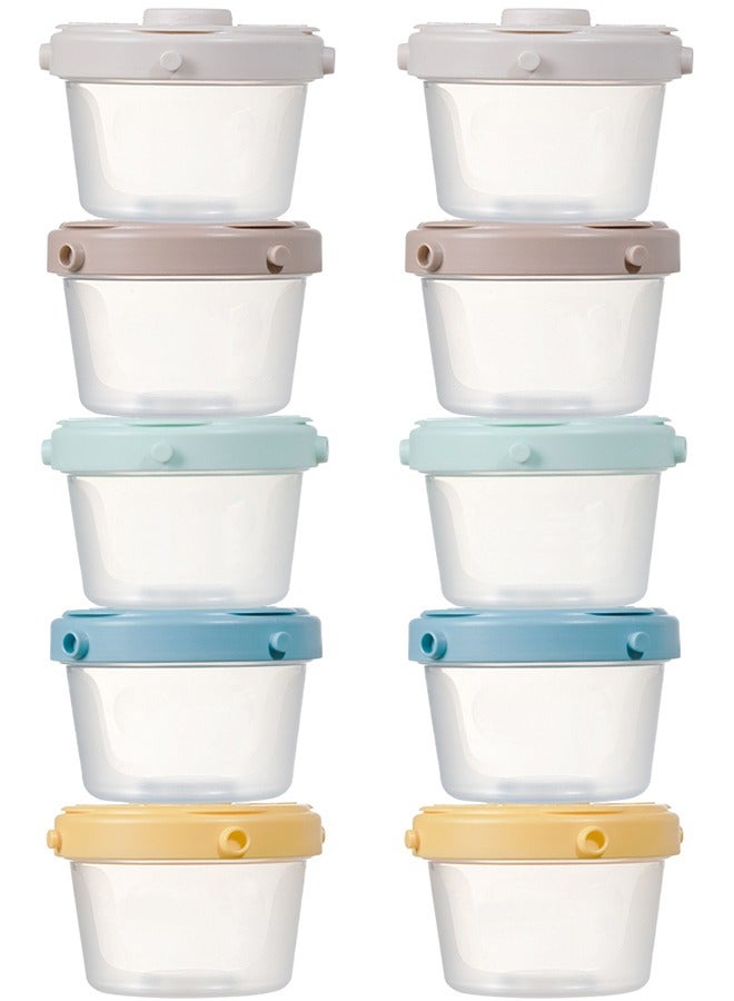Baby Food Storage Containers, BPA-Free PP Material, Airtight & Leakproof, Ideal for Puree, Yogurt & Snacks, Freezer & Dishwasher Safe (10 Pack)  - Image 1