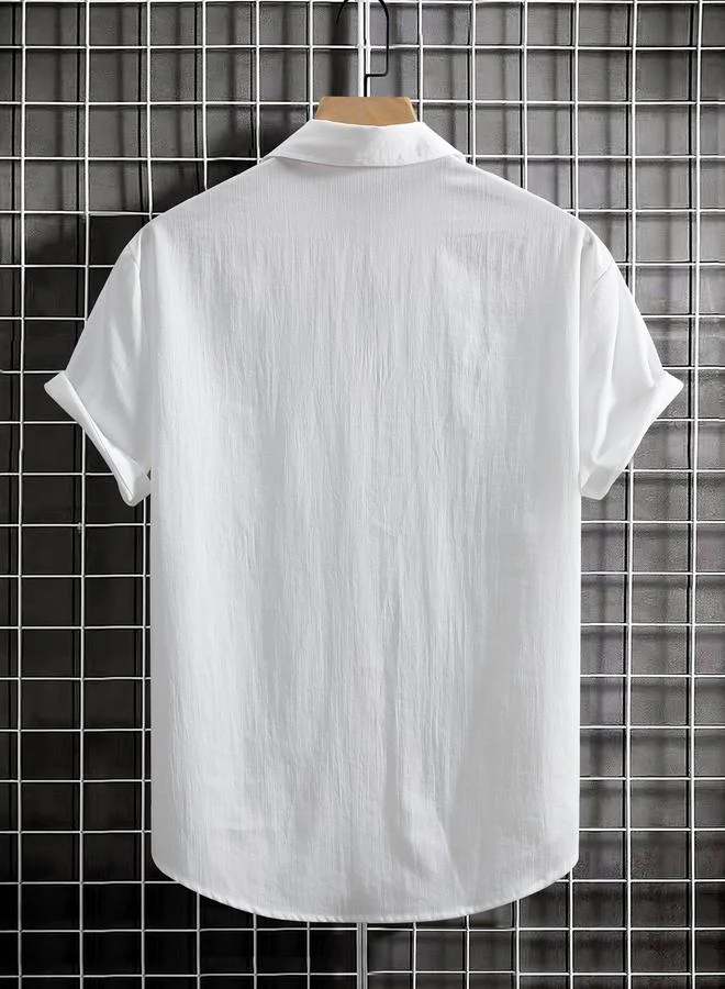 تايك تو Men Plus Size Solid Casual Shirt