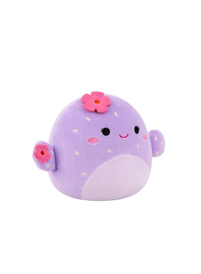 Squishmallows SQCR - Little Plush (7.5" Squishmallows) (Adrienne - Purple Barrel Cactus) - Image 3