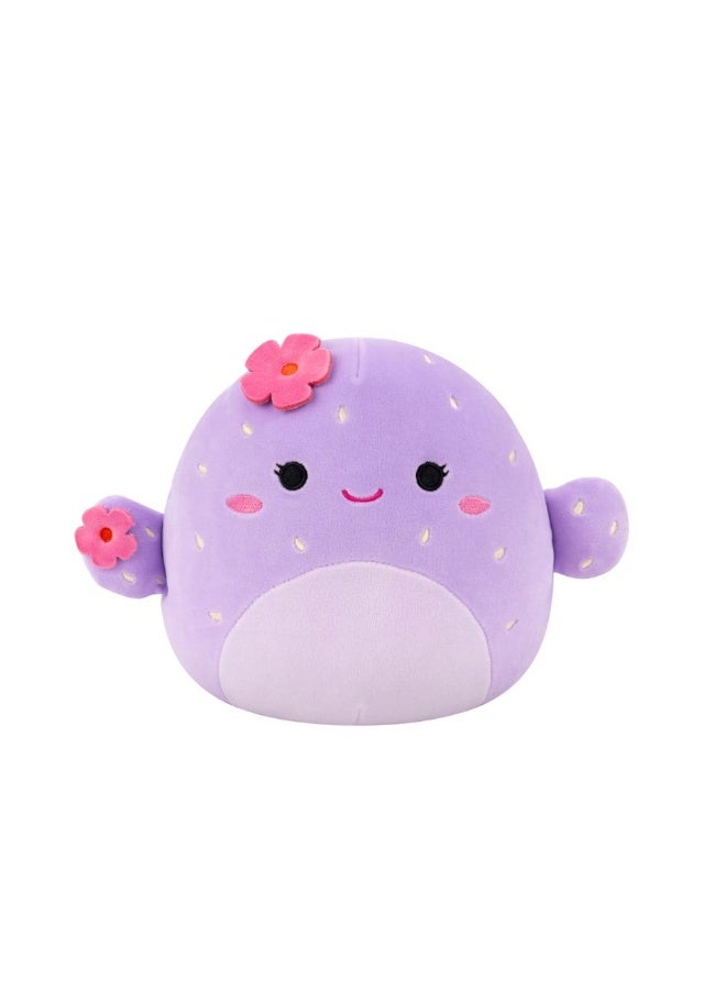 Squishmallows SQCR - Little Plush (7.5" Squishmallows) (Adrienne - Purple Barrel Cactus) - Image 5