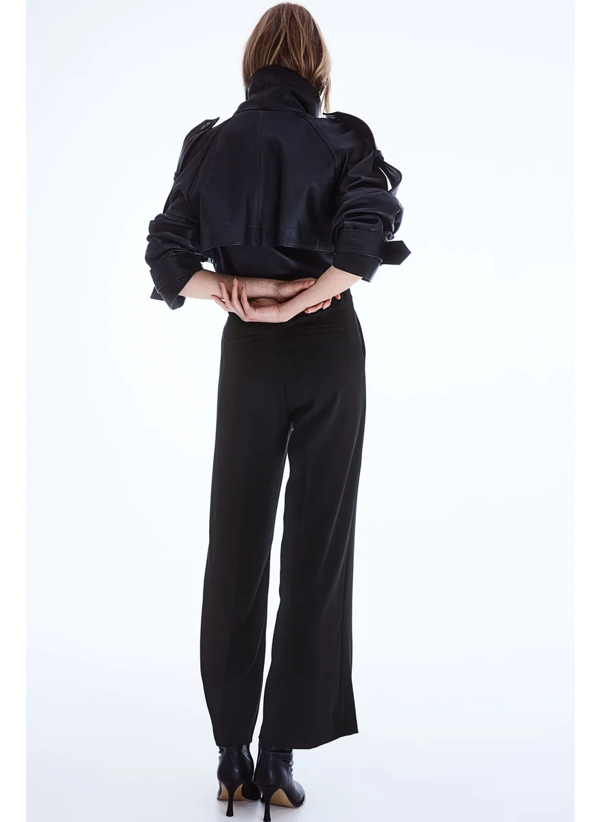 H&M Wide Tailored Trousers