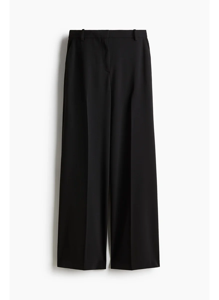 H&M Wide Tailored Trousers