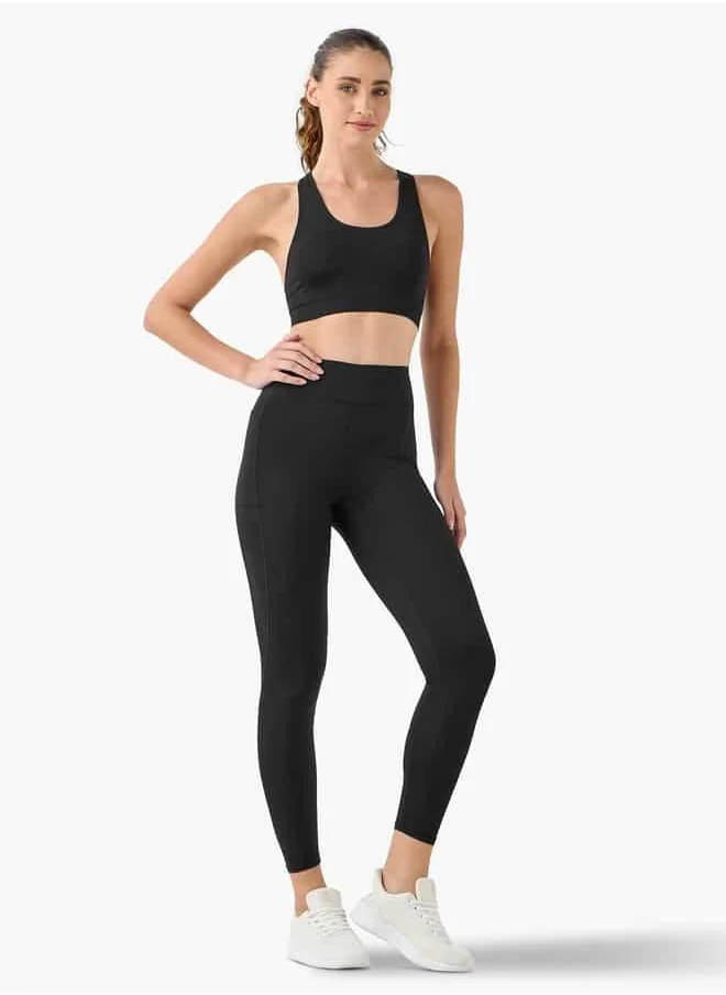 ADOT Textured Sports Bra