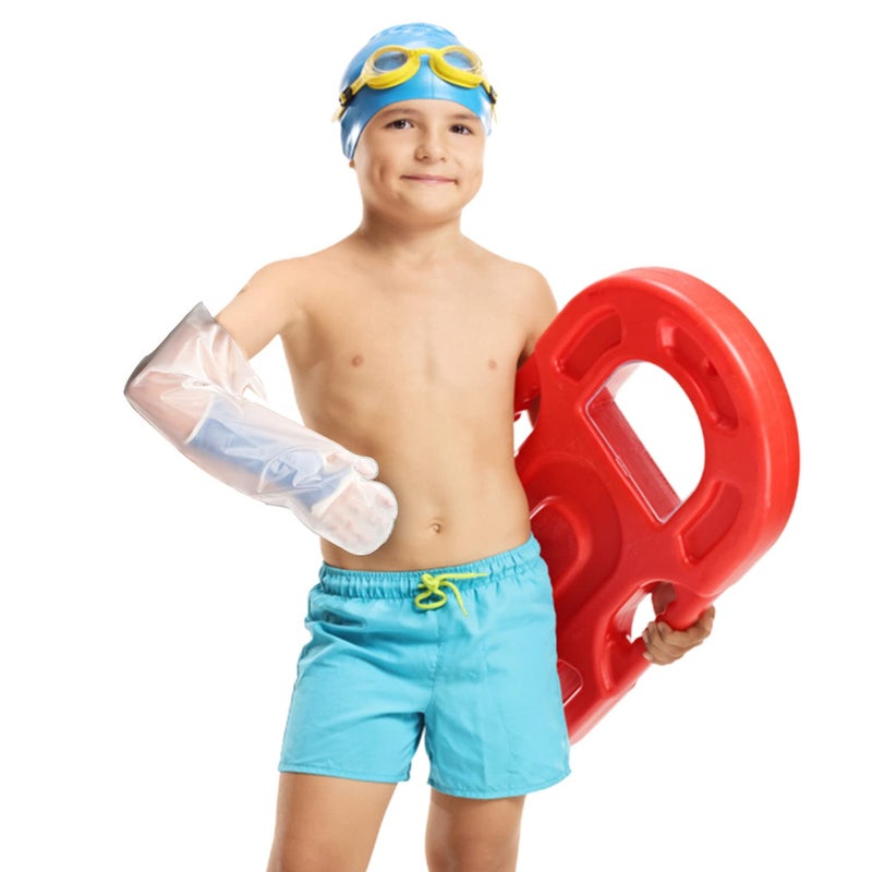 AquaShield Reusable Waterproof Cast Cover for Child Small Full Arm (A26) - Pool, Shower, & Bath Safe, Skin-Friendly Bandage Protector for Hand, Wrist, Elbow & Arm - Made in USA - Image 3