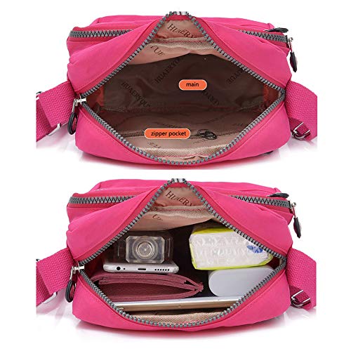 KARRESLY Casual Nylon Purse Handbag Crossbody Bag Waterproof Shoulder Bag for Women (Blue) - Image 5