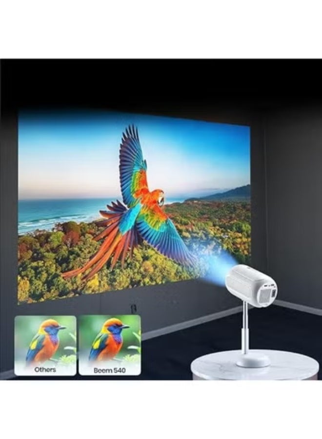 جهاز عرض ذكي LED بدقة 4K ألترا إتش دي - نظام أندرويد 13 - تركيز وتصحيح انحراف تلقائي - 4000 لومن - واي فاي وبلوتوث - HDMI وUSB - تعديل ارتفاع وزاوية - عكس شاشة - Image 3