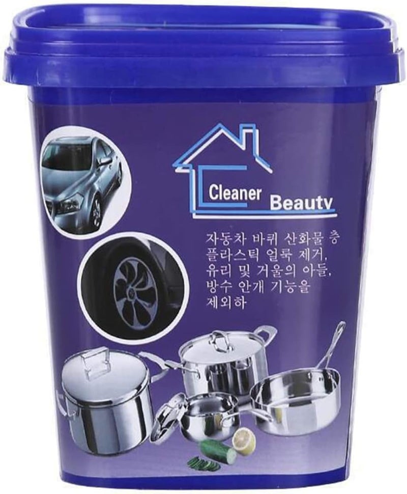 Derovan Stainless Steel Cleaning Paste 500 g – Heavy‑Duty Cookware Rust & Burn Mark Remover for Pots, Pans & Bottoms - Image 1