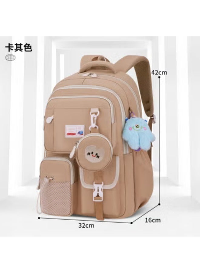 New Style School Backpack for Boys and Girls, 1-3 Grade,  Large Capacity, Waterproof Lightweight Spine-Protective Wear-Resistant Breathable - Image 2