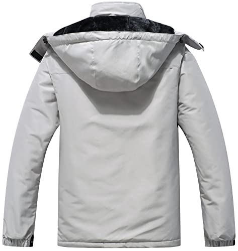MOERDENG Women's Ski Jacket Warm Winter Coat Hooded Snowboarding Jackets Waterproof Mountain Windbreaker for Hiking Traval - Image 2