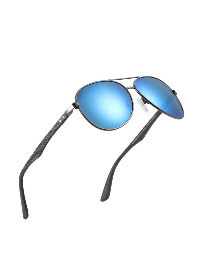 ZENOTTIC Polarized Aviator Sunglasses for Men and Women Carbon Fiber Temple Pilot Sun Glasses with Mirrored Lens UV Protection - Image 1