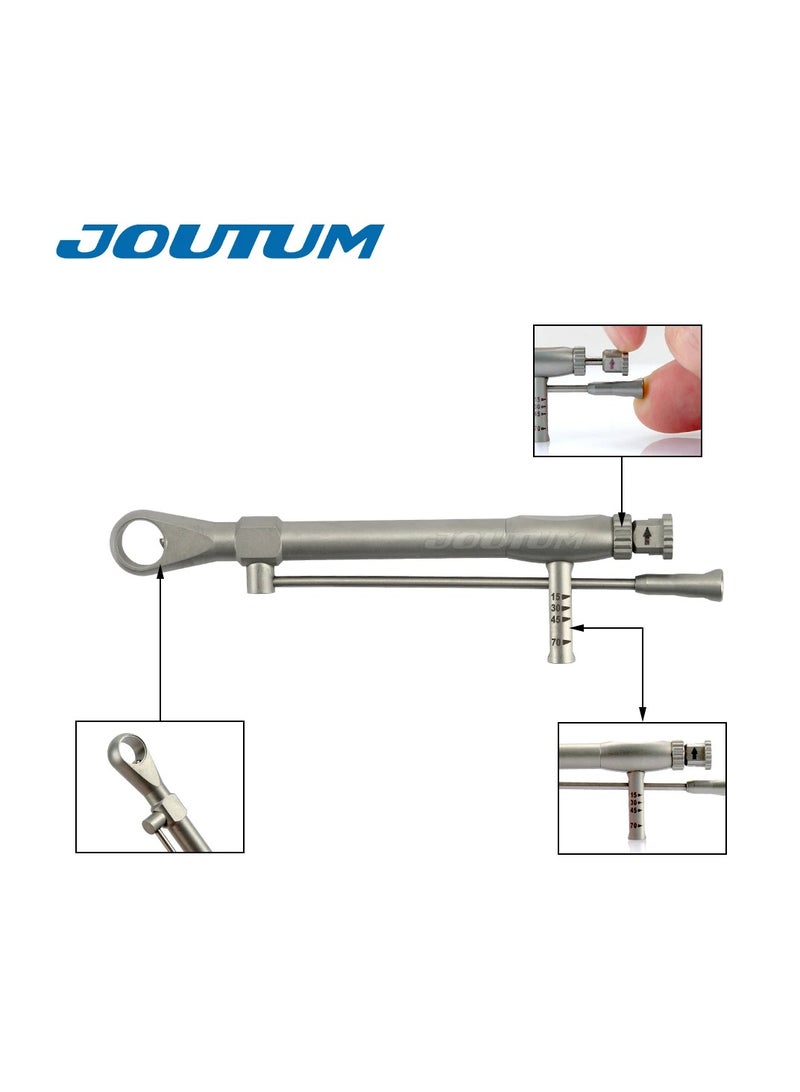 JOUTUM مفك براغي زراعة الأسنان، مفتاح عزم ملون 10-70NCM، مع مجموعة أدوات إصلاح وترميم عالمية مكونة من 16 قطعة - Image 2