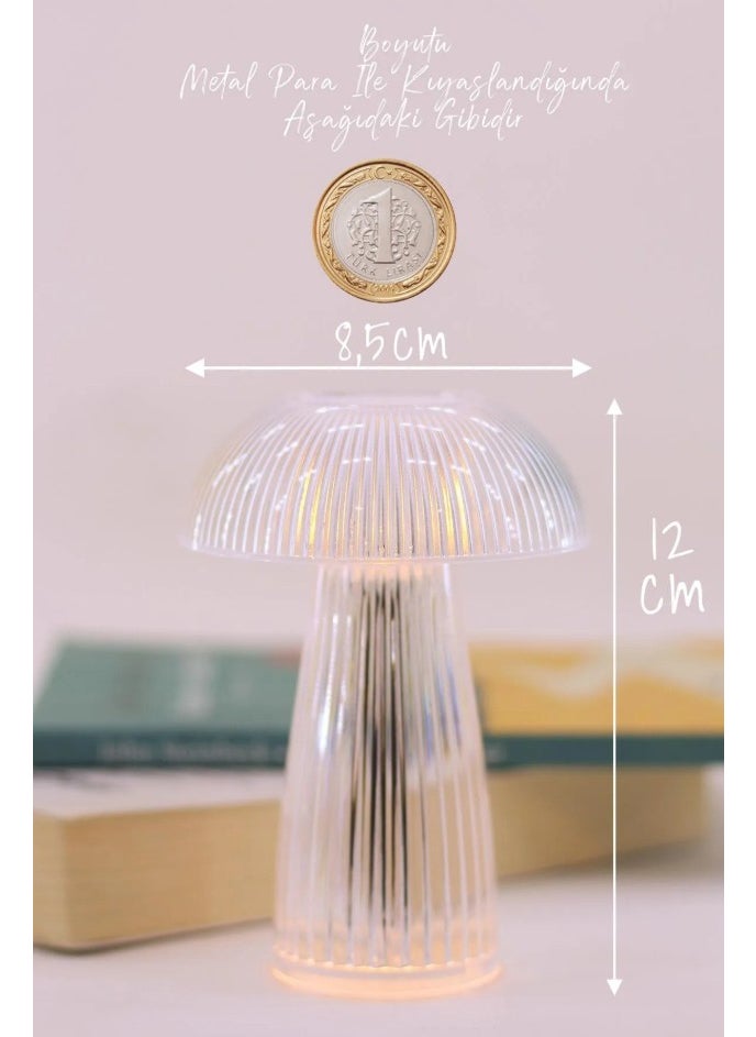 Aqua Di Polo 1987 LED Candle Crystal Type 1 Battery Included Smokeless Flame Led Decorative Candle Decor Light Transparent PT429  - Image 5