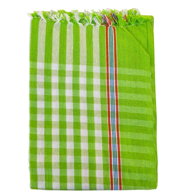 MESH MASTERS Handloom Cotton Towels 32 X 68 Inches_Pack of 4_Multi Color - Image 5