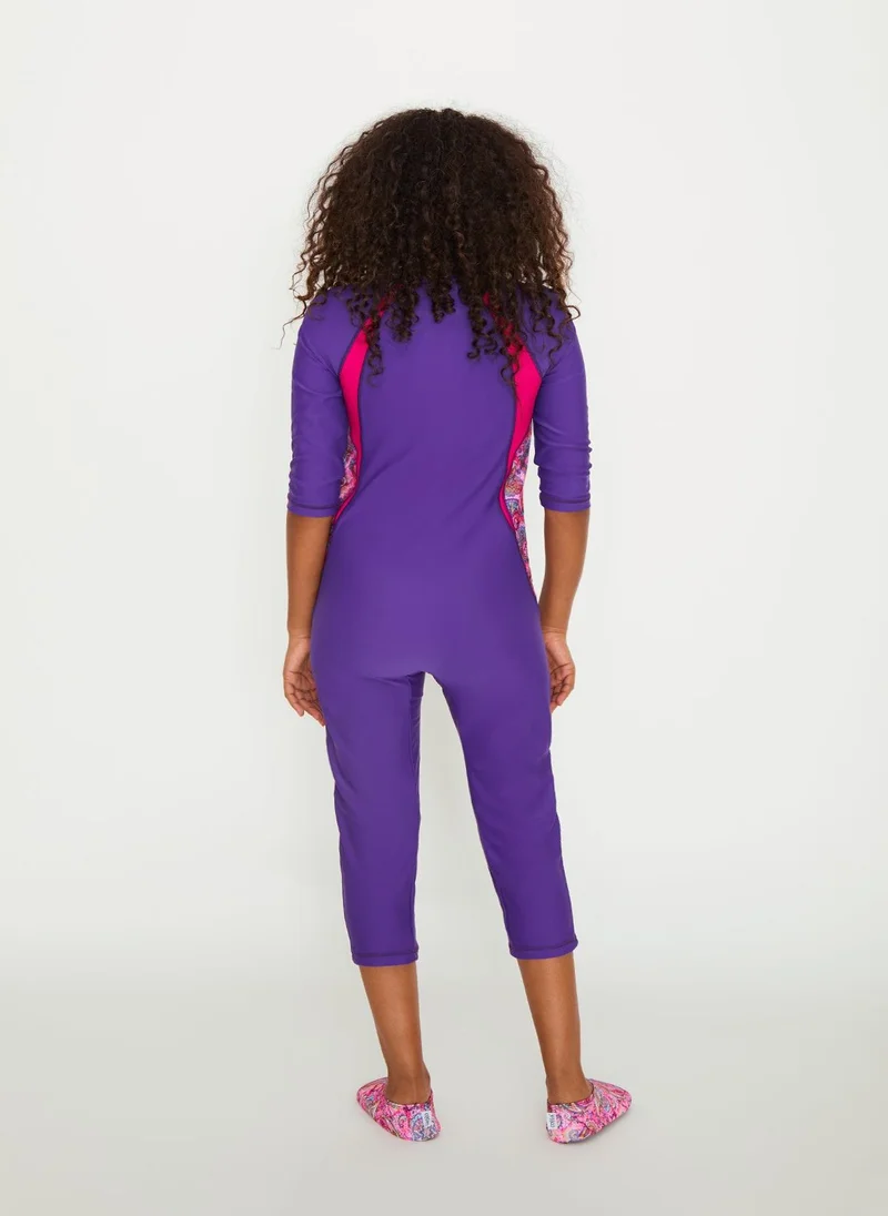 COEGA SUNWEAR COEGA Ladies Slim-kini 3/4 - Mauve Paisley