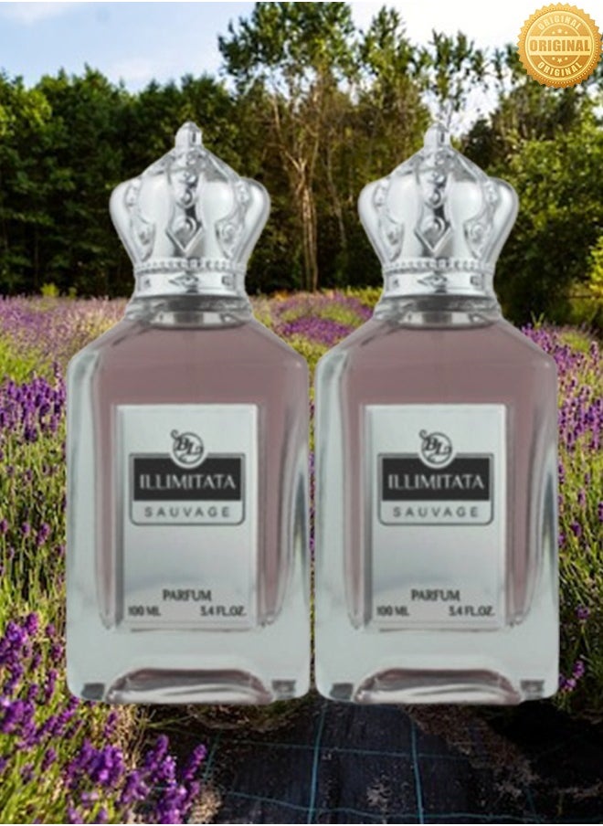 2 Pieces Illimitata Sauvage Parfume EDP 100ML - pzsku/ZB1AF8771CE50FFCA5D89Z/45/_/1719775527/82212827-e39d-4a1c-a02f-d2a5384a4f5c