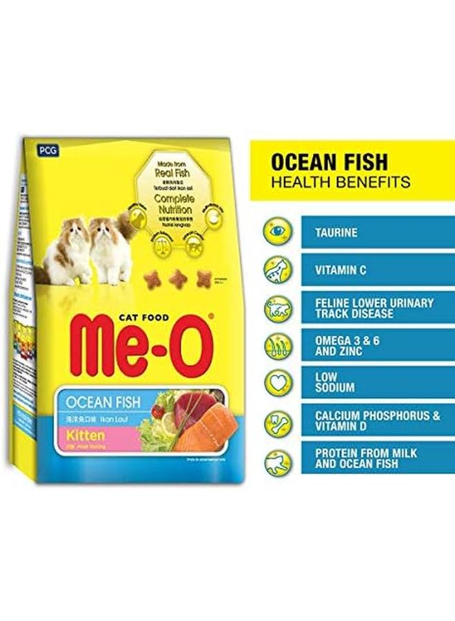 Me-O Dry Cat Food With Ocean Fish For Kittens 1.2 Kg - Image 3