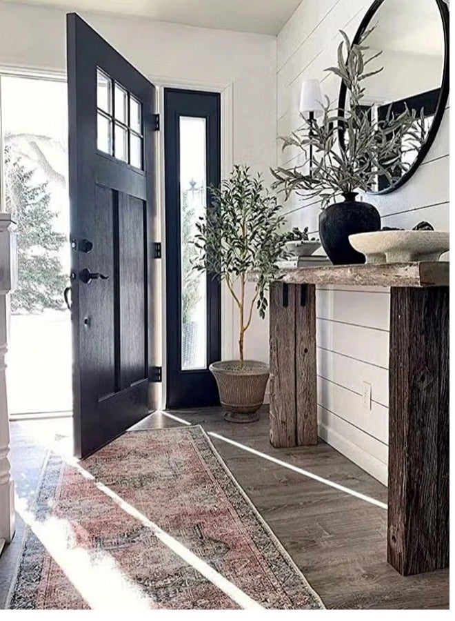 Snooe Artificial Olive Tree Tall Fake Potted Olive Silk Tree with Planter Large Faux Olive Branches and Fruits Artificial Tree for Modern Home Office Living Room Floor Decor Indoor - Image 5