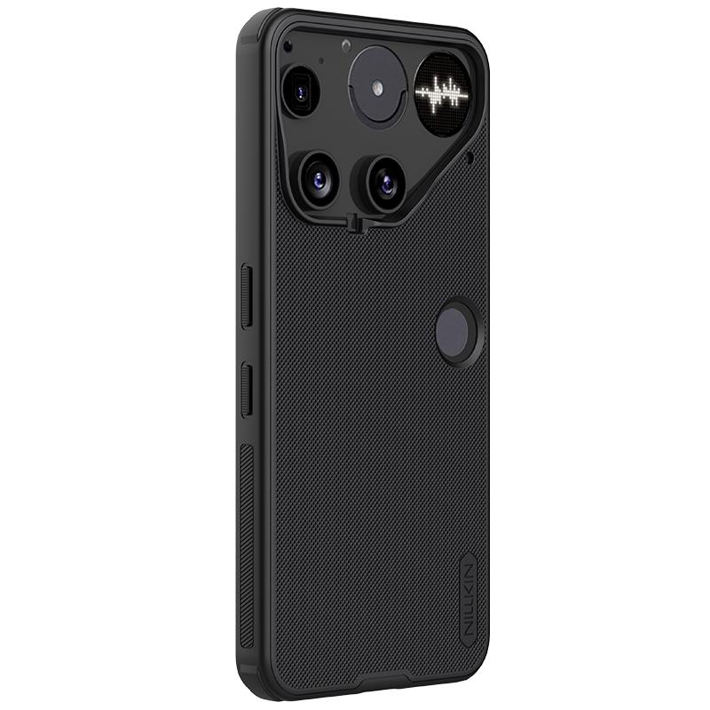 نيلكين For Nothing Phone 3 Frosted Shield Pro Pc + TPU Phone Case (أسود) - Image 2