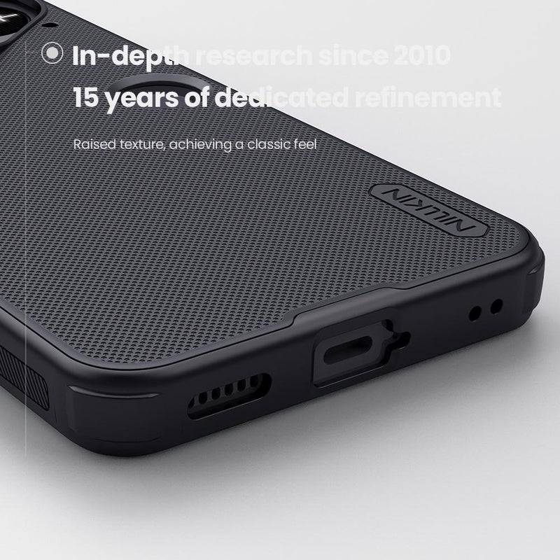 نيلكين For Nothing Phone 3 Frosted Shield Pro Pc + TPU Phone Case (أسود) - Image 5