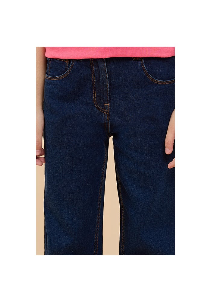 R&B Washed Straight Fit Jeans with Button Closure - Image 3